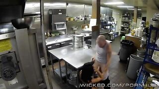 A girl worked hard and wanted to rest, so she had sex