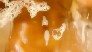 You can get a sperm by the soul in the mouth