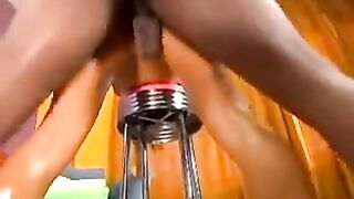 Brunette Sandra Roman gets fucked hard in all poses by a big black cock