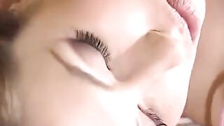The busty woman made a date with a young guy to lick his dick