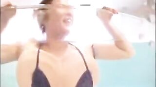 A small cock for the cute girl to suck and enjoy