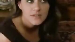 The husband punished his disobedient wife and maid in a BDSM style