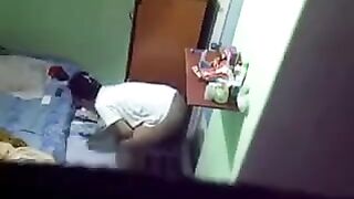 A hidden camera was secretly filming in a girl's room in the hostel