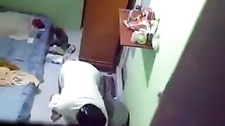 A hidden camera was secretly filming in a girl's room in the hostel