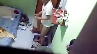 A hidden camera was secretly filming in a girl's room in the hostel