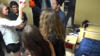 Instead of paying debt, the girls invited a collector to their party
