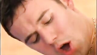 Two guys fucked blonde whore as payment for fixing the TV set