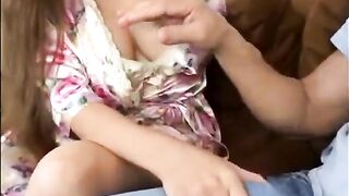 A mother gets caught and fucks by her eldest son