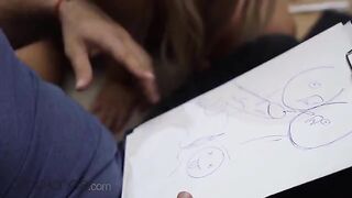 Lovita Fate, small-breasted Czech hottie, gets fucked hard by her teacher in a steamy scene