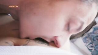The couple reaches the maximum pleasure together, both of them fulfilled