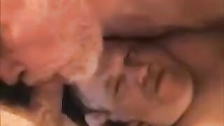 A girl with two guys in a threesome they really liked