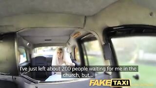 The bride got fucked by a taxi driver before the wedding