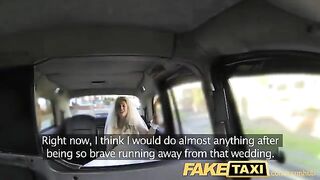 The bride got fucked by a taxi driver before the wedding