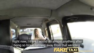 The bride got fucked by a taxi driver before the wedding