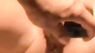 A German actress has sex with different toys in this hot video