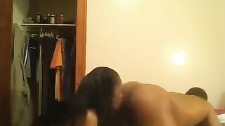 I punished the disobedient guy with a long black strap on in a passionate encounter