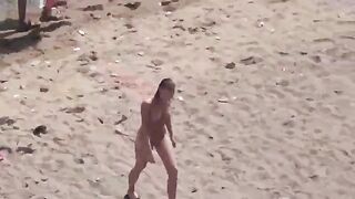 A couple enjoying each other without any clothes on at sea