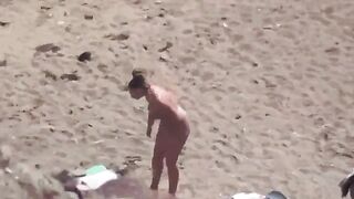 A couple enjoying each other without any clothes on at sea