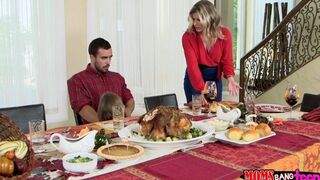 The third part of the story about a family dinner ended with sex