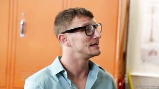 The student was fucked by a mathematics teacher right on the table