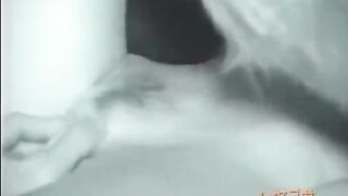 Asleep, the girl was licked by a hairy pussy