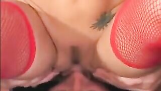 A chick in linen stockings sat on a guy’s face, showcasing intense passion