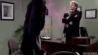 The boss compelled the subordinate to have sex right in the office