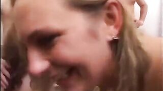 Beautiful Chicon youth girl fucked by a crowd of young guys