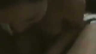 A chubby wife has no shame and dances naked in front of her husband