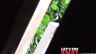 Redhead with cute bouncy tits playing with herself on camera