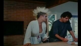 Classic group sex with huge asses and big cocks in retro style