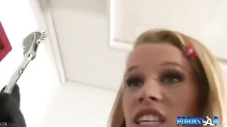 A wife fucked her husband with a big dick in the ass