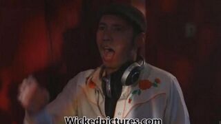 A young girl is fucking in the night club with stranger
