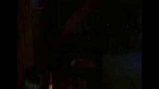 A group of guys fucked a girl in medieval clothes and roles
