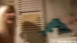 Czech group sex party with the hottest sluts getting fucked hard in a gangbang