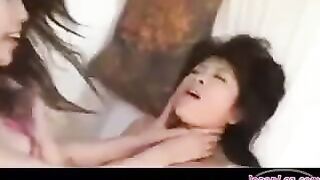 Beautiful Korean woman is fucking without any clothes