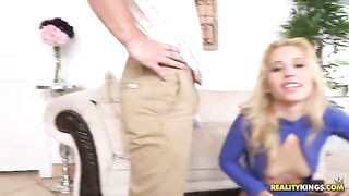 I fucked a blonde with cancer on the couch