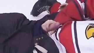 The fan got the hockey player’s cock in her ass