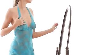 A little erotic show in front of the mirror, just for you
