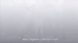 Anime slut is being fucked by two huge monsters in HD