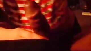 A blowjob with a sexy lady in a homemade video, captured in stunning POV style