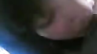 Carefully China broke her brother's cock in the mouth, a steamy homemade scene