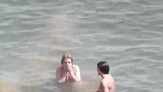 Bathing in the sea naked is a great pleasure
