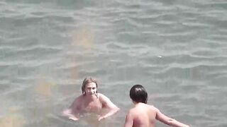 Bathing in the sea naked is a great pleasure