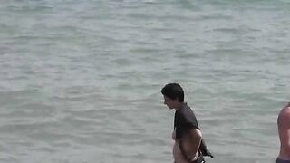 Bathing in the sea naked is a great pleasure
