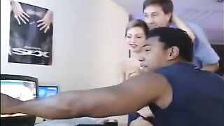 The actress was fucked by two guys in her role