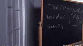The student has long been fucking with her teacher in secret