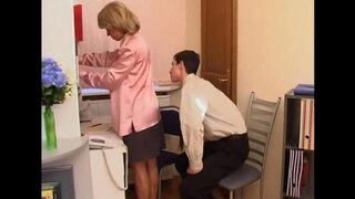 The mother is fucking with her son in this hot Russian video