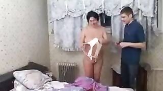 A son had sex with his old mother in the secret