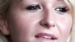 She got her asshole stretched, then began to suck
